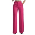 thumbnail image 4 of ZIXKCGDSE Dress Pants Women Wide Leg Work Pants Stretchy High Waist Business Casual Trousers Size XXXL, 4 of 4
