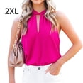 thumbnail image 3 of Blusa Sin mangas Minnieouse para mujer con Cuello de corbata para niñas, ropa de baile, verano, AP011055-20, 3 of 5