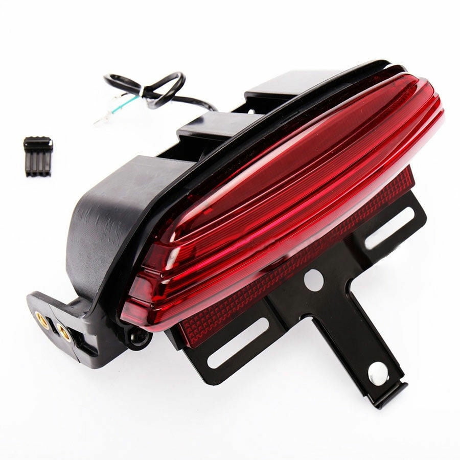 Eagle Lights Red Bobtail TriBar LED Tail Light For Harley Davidson 