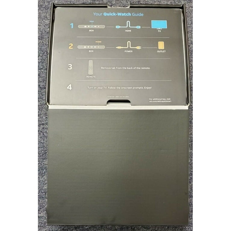 Open Box AT T TV NOW Streaming Player Osprey Android Hey Google Box model C71KW 400 Walmart
