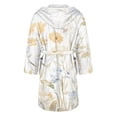 thumbnail image 5 of Jindong Robes en Peluche pour Femmes Robe en Polaire Longue Chaude Peignoir de Bain Veste de Détente Imprimée Robe de Confort Robes pour Femmes, 5 of 5