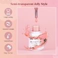 thumbnail image 5 of Saviland Jelly Gel Nail Polish Set - 6 Colors Pink Nudes Transparent U V/LED Soak-off Gel Nail Polish Kit Nail Art Need Nail Lamp, 5 of 7