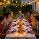 thumbnail image 4 of Americans Flag Independence Day Party Supplies Paper Plates Tissue Cups Holiday Party Tableware One Time Holiday Tableware, 4 of 6
