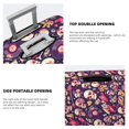 thumbnail image 3 of Kdxio music Skull record Guitar Pattern Luggage Cover Washable Suitcase Cover Suitcase Protector Anti-scratch Suitcase cover Fits 18-32 Inch Luggage-Medium, 3 of 7