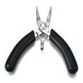 thumbnail image 4 of 1pc Stainless Steel Mini Diagonal Nipper Pliers Flush Cutter with PVC Handle Black 10x5.3x1cm, 4 of 4