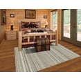 thumbnail image 1 of Garland Tapis Carnaval Rayure 6 Pi x 9 Pi Zone Tapis Aléatoire Terre-Ton, 1 of 4