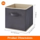 thumbnail image 5 of Cubos de almacenamiento Lifewit, 12 paquetes de 28 x 28 x 28 cm, tela gris, 5 of 7