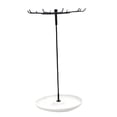 thumbnail image 1 of segolike Jewelry Organizer Multifunctional Necklace Stand for Vanity Shops Countertop Black, 1 of 9