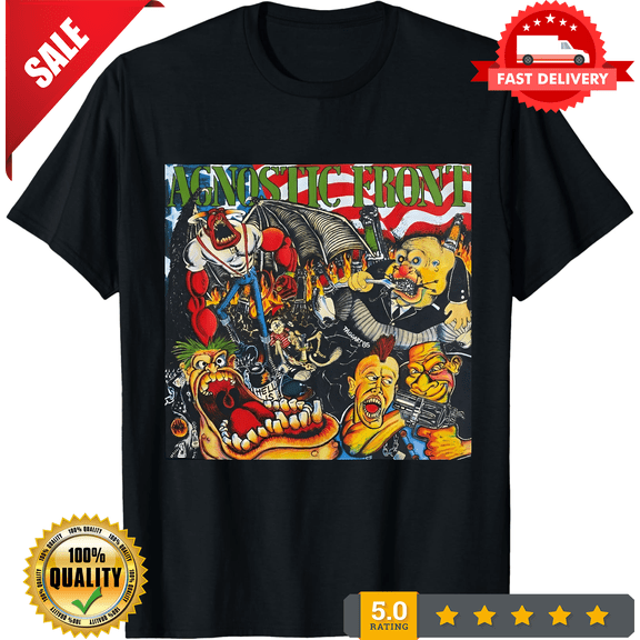 Rare! Agnostic Front T Shirt Tear Off The Roof Tee Unisex Size S to 5XL LT564, NEW TRENDING ITEM-TH83166