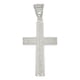 thumbnail image 1 of Dije Turco De Plata 925 De Cruz Rectangular Con Zirconia, 1 of 1
