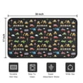 thumbnail image 5 of Cartoon Traffic Vehicles Signs Black Pattern Door Rugs,Washable Non Slip Door Mats Indoor,Decorative Door Mats,Entry Mat Indoor for Entrance,Bedroom,Kitchen,Bathroom,30"x17", 5 of 6