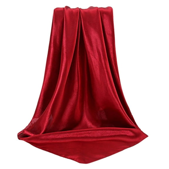 Ydojg Large Square Satin Head Scarf Silk Hair Scarf Square Hair Bandanas Large Scarf Sleeping Head Wraps For Women
