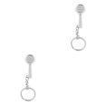 thumbnail image 2 of kurtrusly Keyring Key Chain Ring Coffee Accessories Stylish and Compact Silver Portafilter 2x2x2cm 2Set, 2 of 6