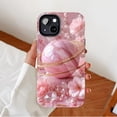 thumbnail image 2 of Chic Floral Glitter Phone Case for Women Valentine's Day Mother's Day Gift Compatible with iPhone 11/12/13/14/15/16 (Pro Max/Plus) Luxurious Shiny Surface Sparkling Crystals Pearls Durable Protective, 2 of 9