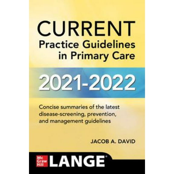 Pre-Owned Current Practice Guidelines in Primary Care 2021-2022 (Paperback) 1264277687 9781264277681