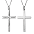 thumbnail image 3 of Women's Philippians 4:13 Cross Necklace by Shields of Strength, 3 of 4