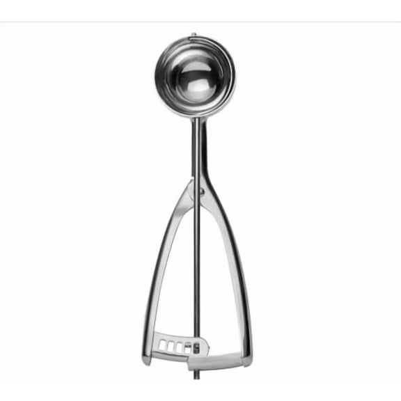 Soro Essentials- #24 Stainless Steel 1-3/4 oz. Squeeze Type Food Server- Disher for Food Portion Control Scoop Ice Cream Scooper with Squeeze Release Cookie Scooper for Baking