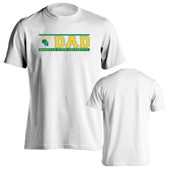 Norfolk State University Spartans Dad Proud Parent Short Sleeve T-Shirt