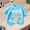 Blue, variant on Girls Tops Size 8-10 Round Neck Short-Sleeve T-Shirt Tops Cartoon Print Dry-Fit Back To School Shirt Kids Summer Clothing 7-8 Years(Black)