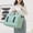 Green, variant on WIZUTIZ Gym Bag for Women with Shoes Compartment Collapsible Travel Bag Swim Weekender Lightweight Tote Bag Workout Yoga Sports Large Travel Duffle Bag Womens Large Lightweight Bag Pink