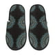 thumbnail image 1 of Balery Mandala Pantuflas de Casa de Felpa Silenciosas con Diseño Estampado, Zapatillas Cómodas Antideslizantes de Algodón para Interior-Large, 1 of 8