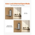 thumbnail image 5 of VEVOR Mechanical Keyless Entry Door Lock, 14 Key Mechanical Door Lock, Mechanical Keypad Door Lock with Handle, Double-Sided Stainless Steel Waterproof Keyless Gate Lock, for Home Office Yard, Sliver, 5 of 9