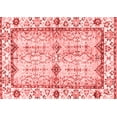 thumbnail image 1 of Ahgly Company Machine Washable Indoor Rectangle Abstract Red Modern Area Rugs, 8' x 10', 1 of 4