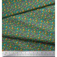 thumbnail image 3 of Soimoi Tissu Viscose Georgette Imprimé Coke & Burger 1 Yard 42 Pouces de Large, 3 of 3