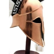 Medieval Wearable Greek Corinthian Helmet | 18GA Ancient Knight Corinthian Roman Spartan Helmet Replica | Hand Forged Helmet With Plume