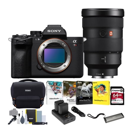 Sony a7R V Mirrorless Camera with Sony FE 28-70mm f/2 GM Lens Bundle with Accessories (7 Items)