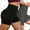 Black+Grey, variant on GAI YI Women's High-Waisted Biker Shorts 2-Pack - Seamless, Tummy Control & Booty Lifting for Workouts & Lounge