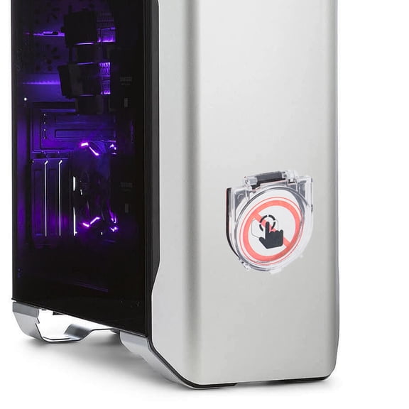 KONTONTY Switch Cover Protector For Pc Computer Power Button Guard Push Button Switch Cover Plastic Button Guard Prevent Accidental Press