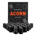 thumbnail image 2 of Mishimoto Steel Lug Nuts, M14x1.5, Acorn Seat, 32pc Set, Black, 2 of 6