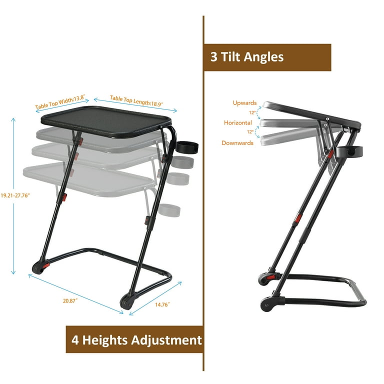 Mainstays multi adjustable tv tray table deals