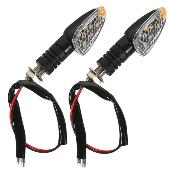2pcs Scooter Turn Signal Light Motorcycle Indicator Blinker Lamp Flowing Signal Light