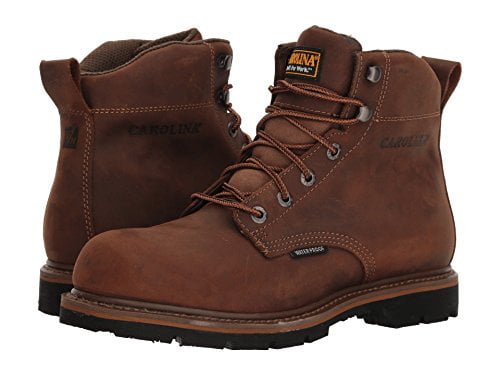 carolina men's 6 steel toe waterproof work boots