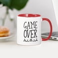 thumbnail image 3 of CafePress - Game Over Mugs - 11 oz Ceramic Mug - Novelty Coffee Tea Cup, 3 of 4