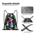 thumbnail image 5 of Drawstring Backpack - Disco Mirror Ball Snowman Splash Proof Small Drawstring Gym Bag for Women Men, Cinch Sports String Bag Backpack for Travel Swimming Beach, 5 of 8