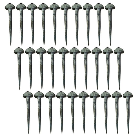 UKCOCO 50pcs Iron Horseshoe Nails for Fixing High Tensile Strength Portable Grey Hoof Nails