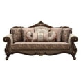 thumbnail image 3 of HomeRoots 348219 38 x 88 x 45 in. Fabric Walnut Upholstery Wood Leg & Trim Sofa with 8 Pillows, 3 of 3