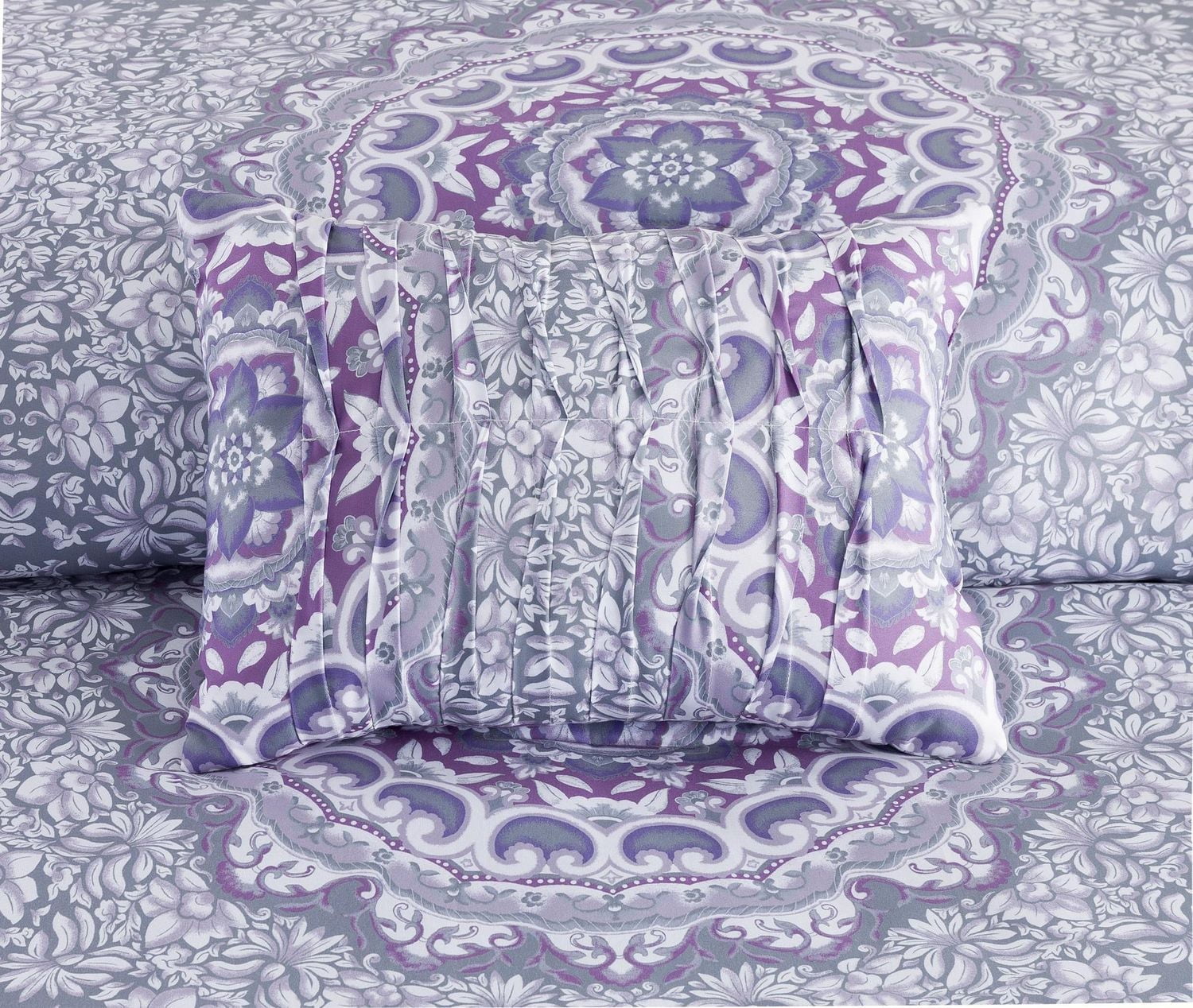 JS MERIDA MEDALLION 5PC COMFORTER SET DQ