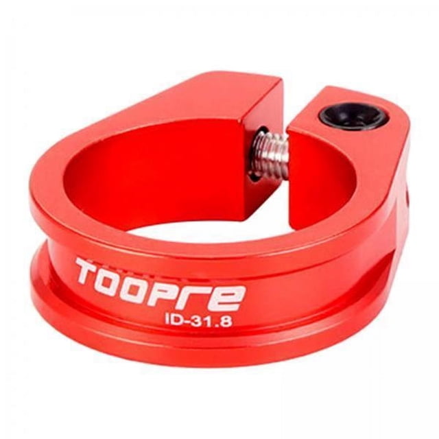 4 Abrazaderas Ligeras Para Tija De Sillín Para Bicicleta De Montaña, De Aluminio, 31,8mm, Color Rojo