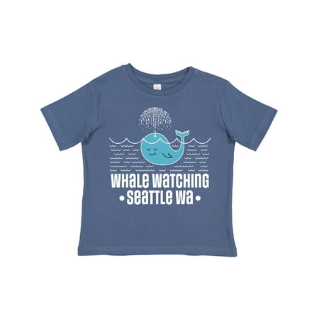 

Inktastic Seattle Washington Whale Watching Gift Toddler Boy or Toddler Girl T-Shirt