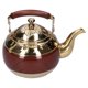 thumbnail image 3 of Tetera de 1,5 l, hervidor de agua de té de acero inoxidable 304, hervidor de café para cocina de inducción, dorado, 3 of 8