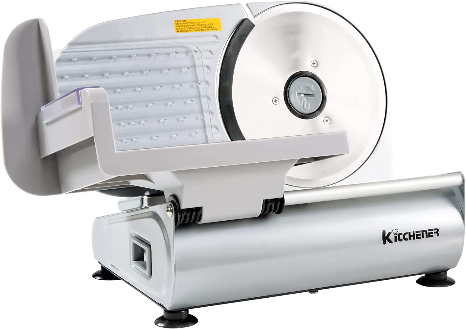 Kitchener Meat Slicer for Deli Cuts, Bread, & Cheese, Electric, 7.5