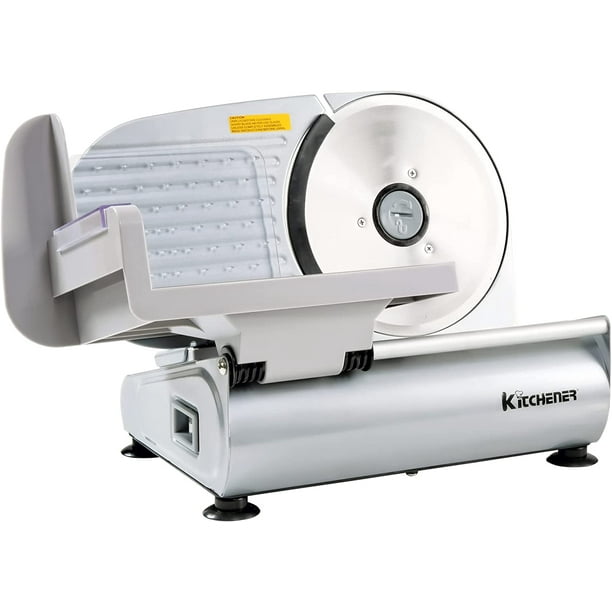 Kitchener Meat Slicer for Deli Cuts, Bread, & Cheese, Electric, 7.5