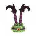 thumbnail image 3 of Witch Legs Halloween Table Decorations, Striped Witch Legs, Upside Down Wicked Witch Legs Prop for Home Tabletop Decor, Halloween Witch Decorations, 3 of 6