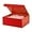 13X11X5.3Inch-Crinkle Paper Red-Pack of 1, variant on 1 Pcs 8x8x4 Inch Red Gift Box Small Gift Box with Shredded Paper Magnetic Box with Crinkle Paper Red Luxury Gift Boxes with Lids for Presents