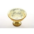thumbnail image 2 of DIY Wedding Koyal Wholesale 5-Inch Antique Gold Glass Compote Bowl Pedestal Flower Bowl Centerpiece, 2 of 2