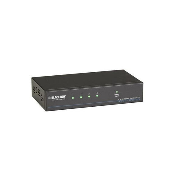 Black Box VSP-HDMI1X4-4K Network Services - Distribute 4K HDMI Video Resolutions & Audio to Four Displays